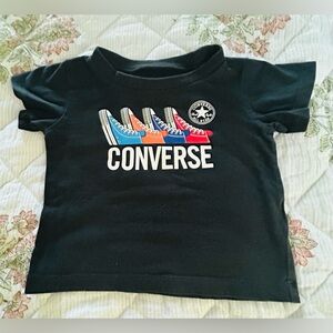Converse Kids Black Graphic T-Shirt toddler 24m